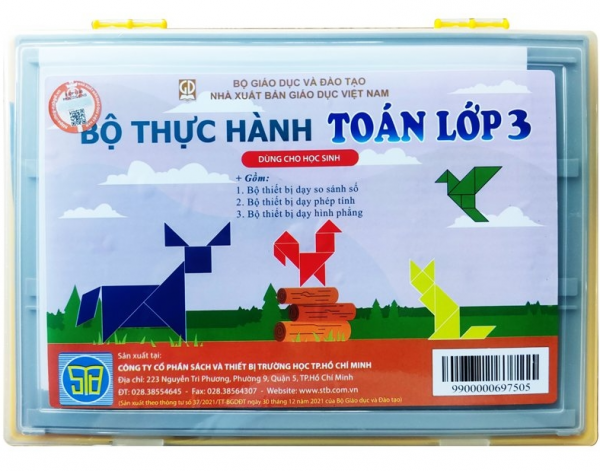Bộ Thực Hành Toán Lớp 3 (Hộp 1) – Dùng Cho Học Sinh – TT 37