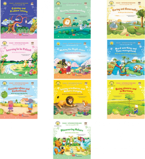 Combo Nuôi dưỡng tâm hồn – Truyện tranh song ngữ Anh – Việt